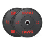 SMAI Home Gym Bumper Plates - 25kg (Pair)