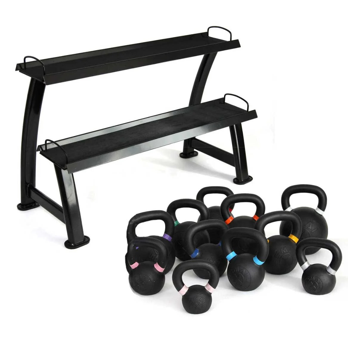 SMAI Kettlebell Set - 160kg Cast Iron Set + Storage Rack - PRE ORDER NOW