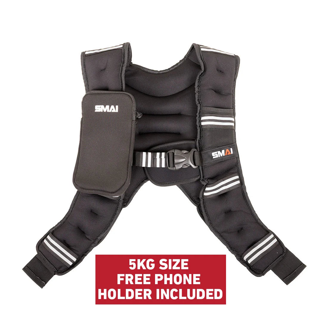 SMAI Weighted Vest Black -